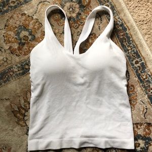 En Creme Tank w/ built in bra